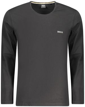 HUGO Long Sleeve Tops - Grey