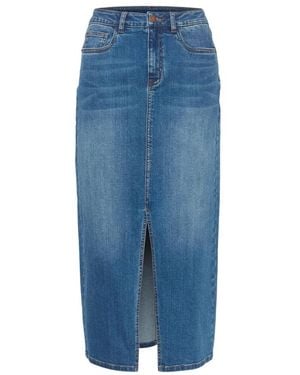 Kaffe Denim Skirts - Blue