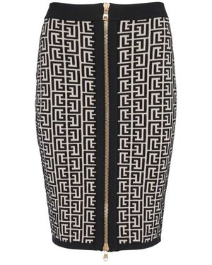 Balmain Kokerrokken - Zwart