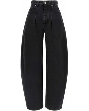Jacquemus Jeans ,Zwart ,Katoen Ovalo De-Nîmes Jeans