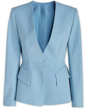 Del Core Jassen ,Blauw ,Stijlvolle Blazers Voor Vrouwen