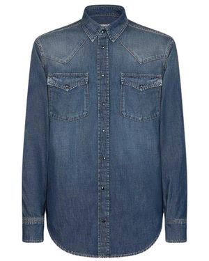 Dondup Denim Shirts - Blue