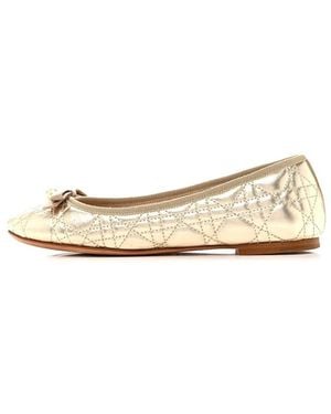 Dior Ballerina Shoes - Metallic