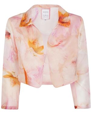 Sara Roka Seidenjacke - Pink