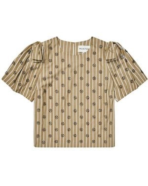 Munthe Vapouri Blouse - Naturel