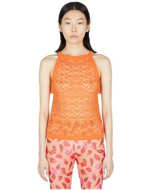 Marco Rambaldi Sleeveless Tops - Arancione