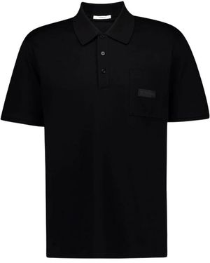 Givenchy Baumwoll-Polo Mit Aufnäher - Schwarz