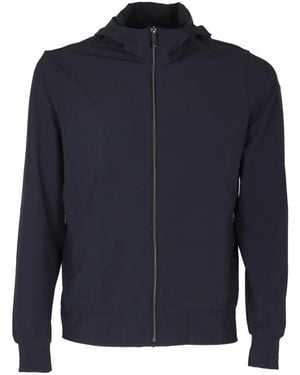 Rrd Leichte Sommer Fleecejacke Mit Kapuze - Blau