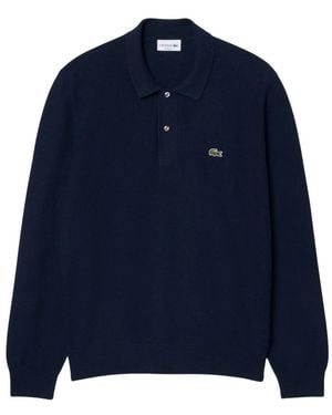 Lacoste Tops ,Blauw ,Katoen Pullover Ah 9904