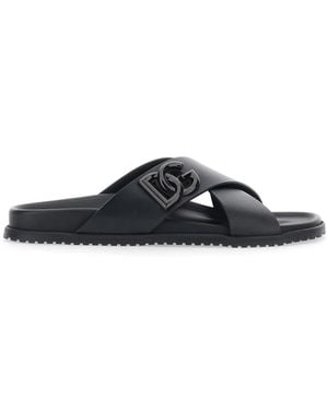 Dolce & Gabbana Sliders - Negro