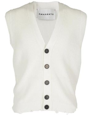 Amaranto Cardigans - White