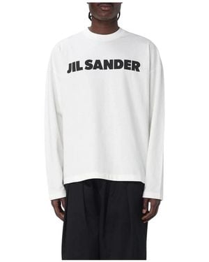 Jil Sander Long Sleeve Tops - Blanco