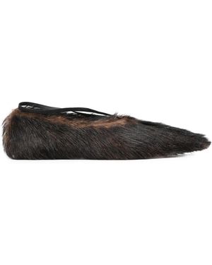 Plan C Ballerina Shoes - Black