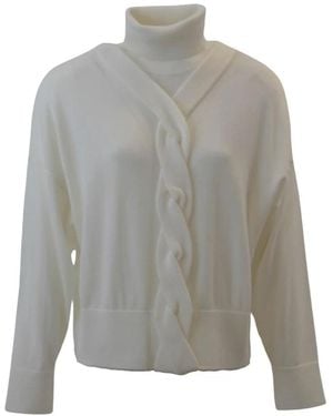 High Wollmischung rollkragenpullover - Grau