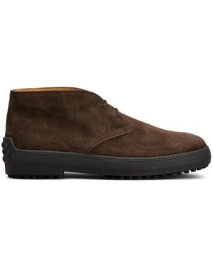 Tod's Lace-Up Boots - Marrone