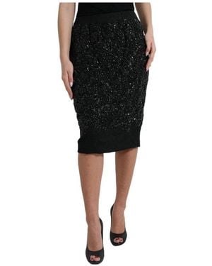 Dolce & Gabbana Pencil Skirts - Black