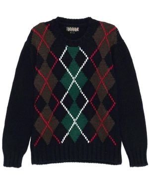 Baracuta Round-Neck Knitwear - Blue