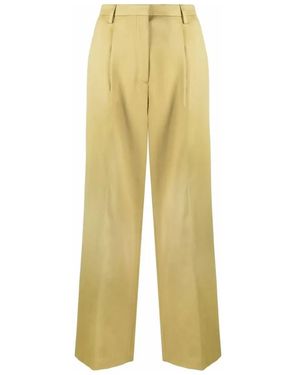 Dries Van Noten Wide Trousers - Amarillo