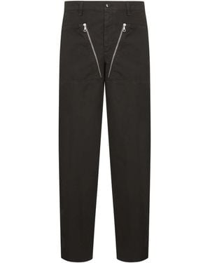 Dries Van Noten Slim-Fit Trousers - Grey