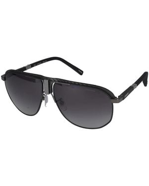 Chopard Matt Schwarz Bachelite Sonnenbrille