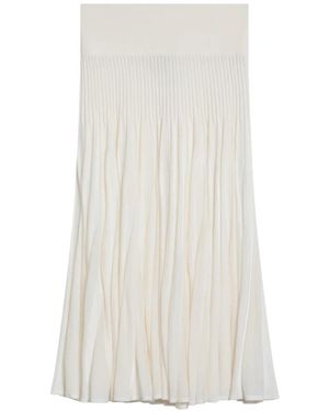 Alaïa Lange Rokken Met Gonna Lunga Stijl - Wit