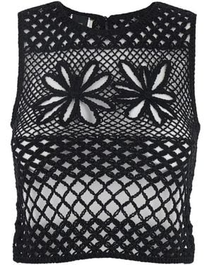 Pinko Sleeveless Tops - Nero
