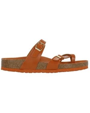 Birkenstock Flip Flops - Brown