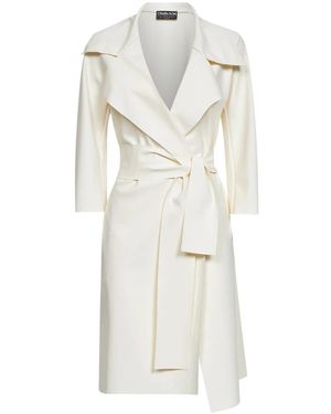 Chiara Boni Belted Coats - White