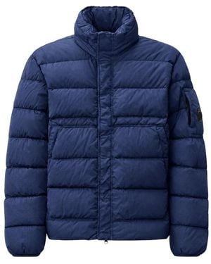 C.P. Company Chrome-R Hooded Lens Jacket - Blauw