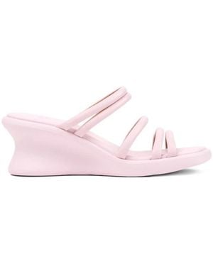 Camper Heeled Mules - Roze