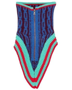 Dries Van Noten Scarf- Scarfs - Blue