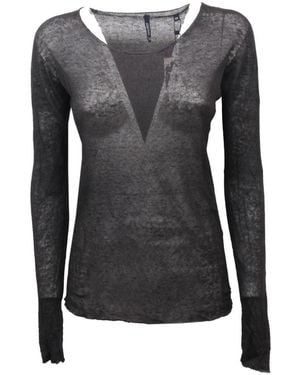 Woolrich V-Neck Knitwear - Grey