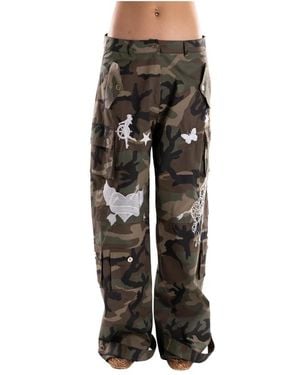 5 PROGRESS Wide Trousers - Negro