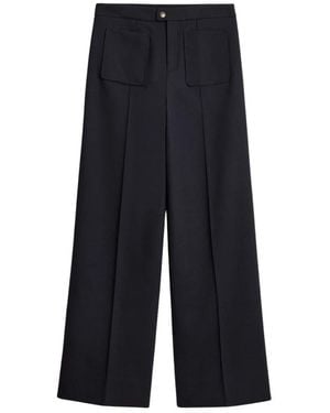 Soeur Broeken ,Blauw ,Wol Harry Broek - Zwart