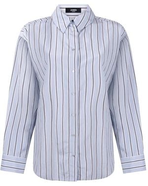 Jansen Amsterdam Livia Mcs715 Gestreifter Gürtel - Blau