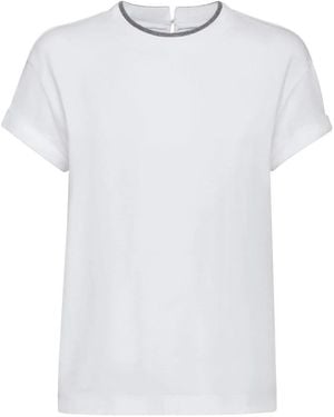 Brunello Cucinelli T-Shirts - Blanco