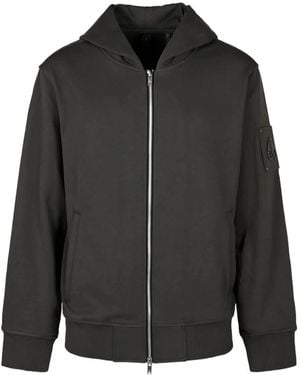 Moose Knuckles Hartsfield Zip-Up Hoodie - Zwart
