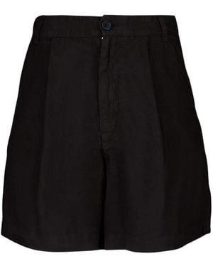 120% Lino Casual Shorts - Black