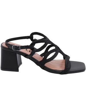 Bibi Lou High Heel Sandals - Black