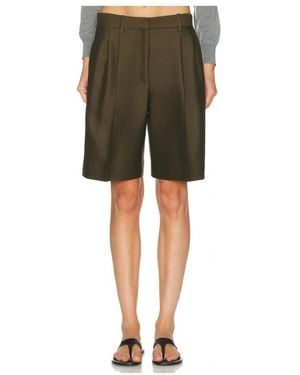KHAITE Long Shorts - Verde