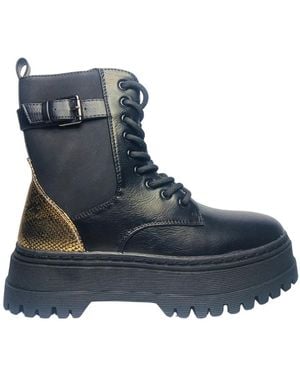 Twinset Lace-Up Boots - Blue