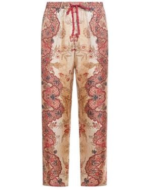 Pierre Louis Mascia Straight Trousers - Pink