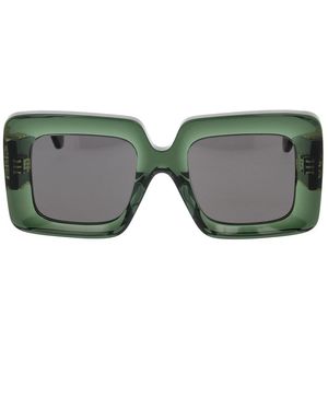 Loewe Accessoires ,Groen ,Zonnebril - Grijs