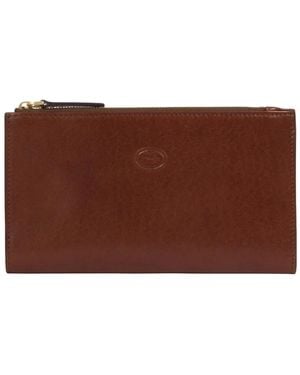 The Bridge Accessoires ,Bruin ,Leer Leren Portemonnee