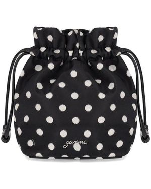 Ganni Bucket Bags - Noir