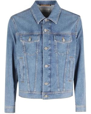 Jacob Cohen Jassen ,Blauw ,Katoen Giubbino Trucker Stone