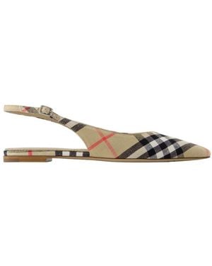 Burberry Dame 05 Slingbacks - Metallic
