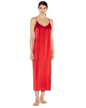 La Perla Lange Onderjurk - Rood