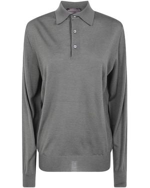 FILIPPO DE LAURENTIIS Polo-Pullover - Grau