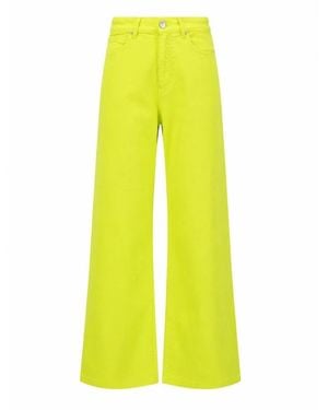 Brand Unique Jeans ,Geel ,Lima Wide Jeans